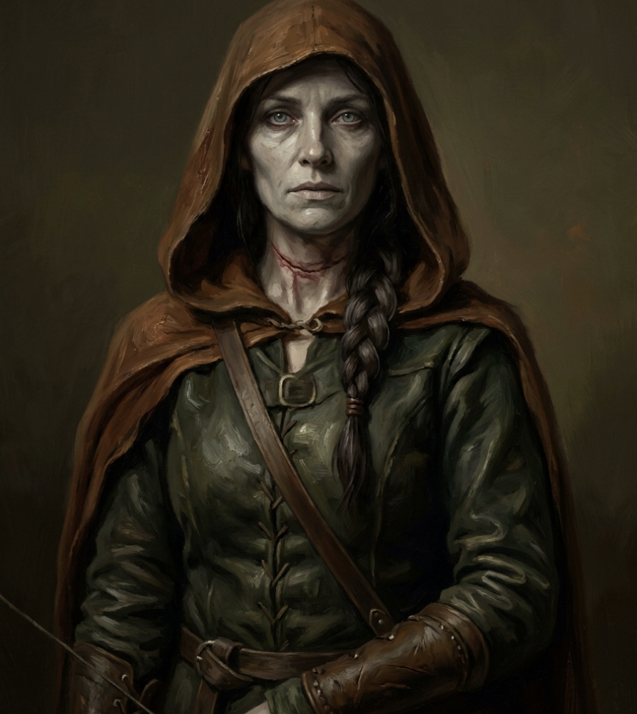 Venia Woodcloak in middle age