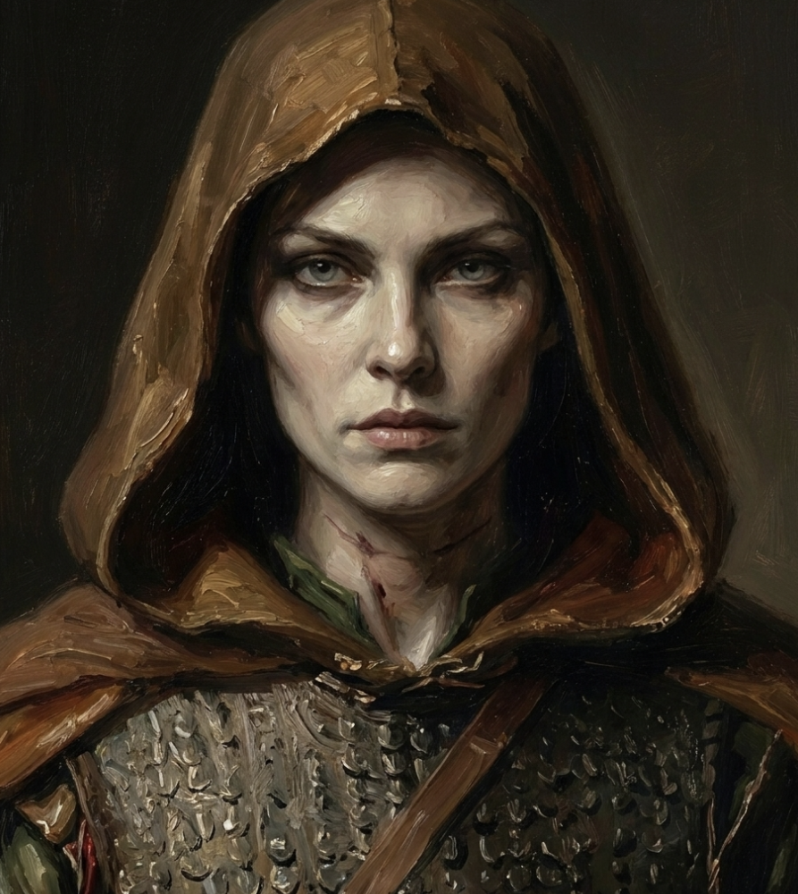 Venia Woodcloak in her youth
