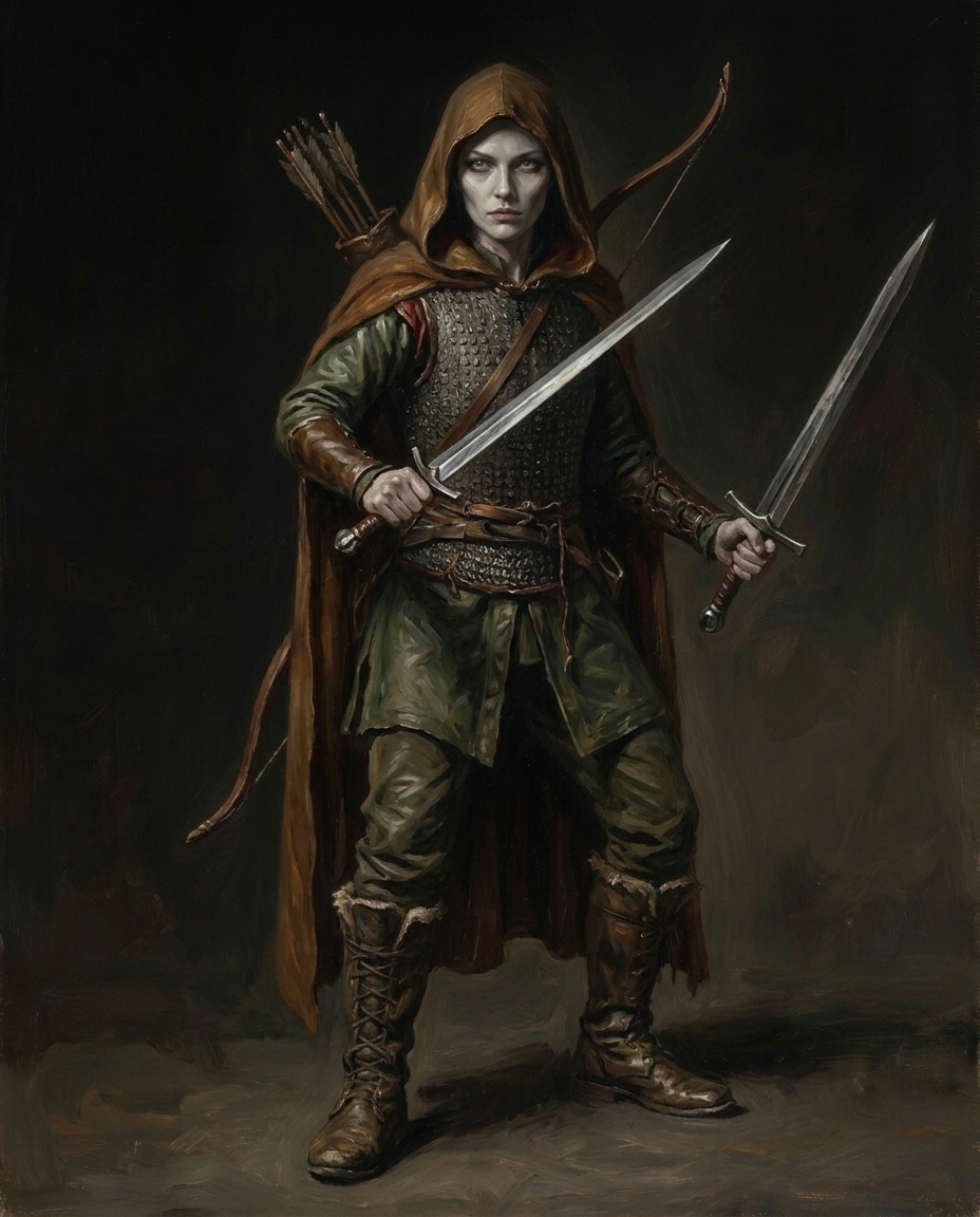 Ranger with twin swords