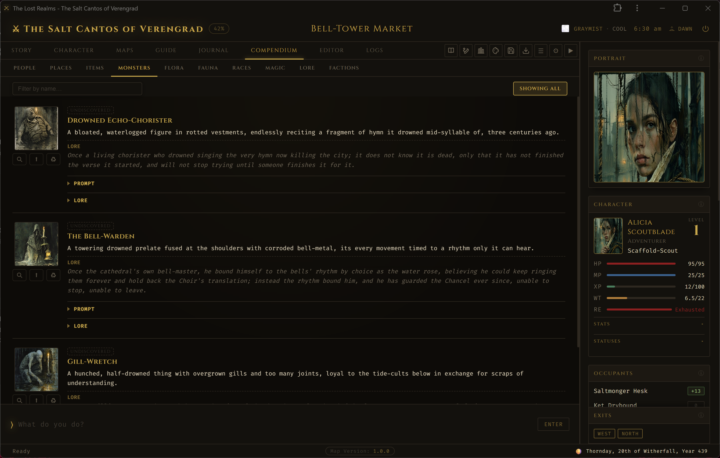 Compendium monsters